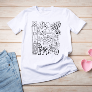 Midland Coloring Book T-Shirt Midland Coloring Book T-Shirt